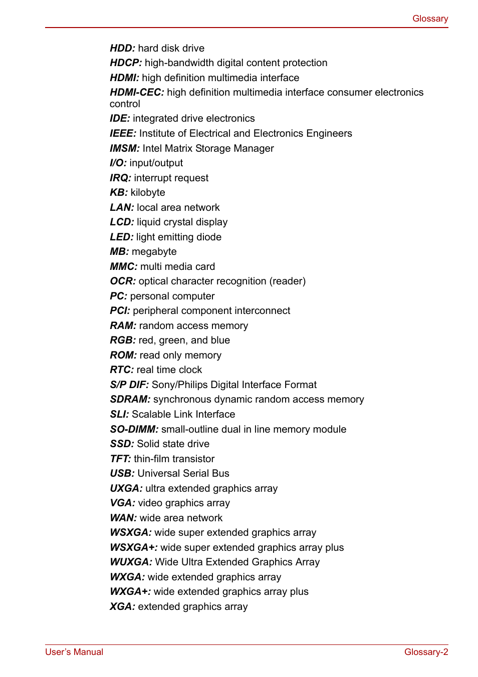 Toshiba Qosmio X500 User Manual | Page 197 / 213