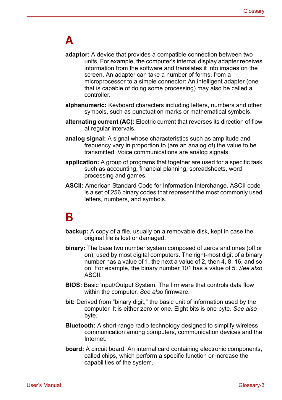 Toshiba Qosmio X500 User Manual | Page 198 / 213