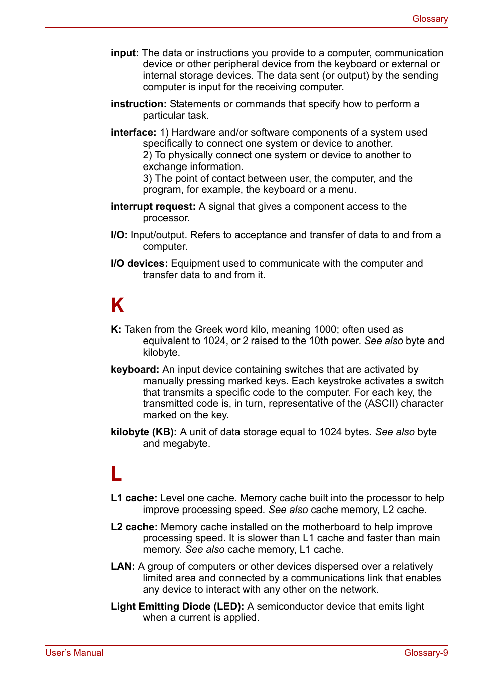 Toshiba Qosmio X500 User Manual | Page 204 / 213