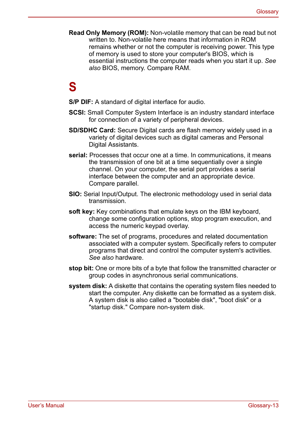 Toshiba Qosmio X500 User Manual | Page 208 / 213