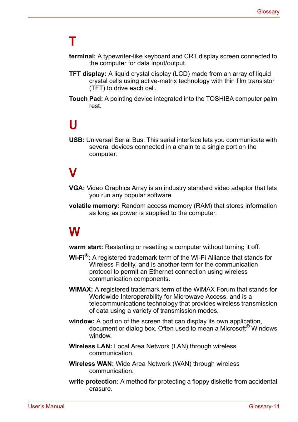 Toshiba Qosmio X500 User Manual | Page 209 / 213