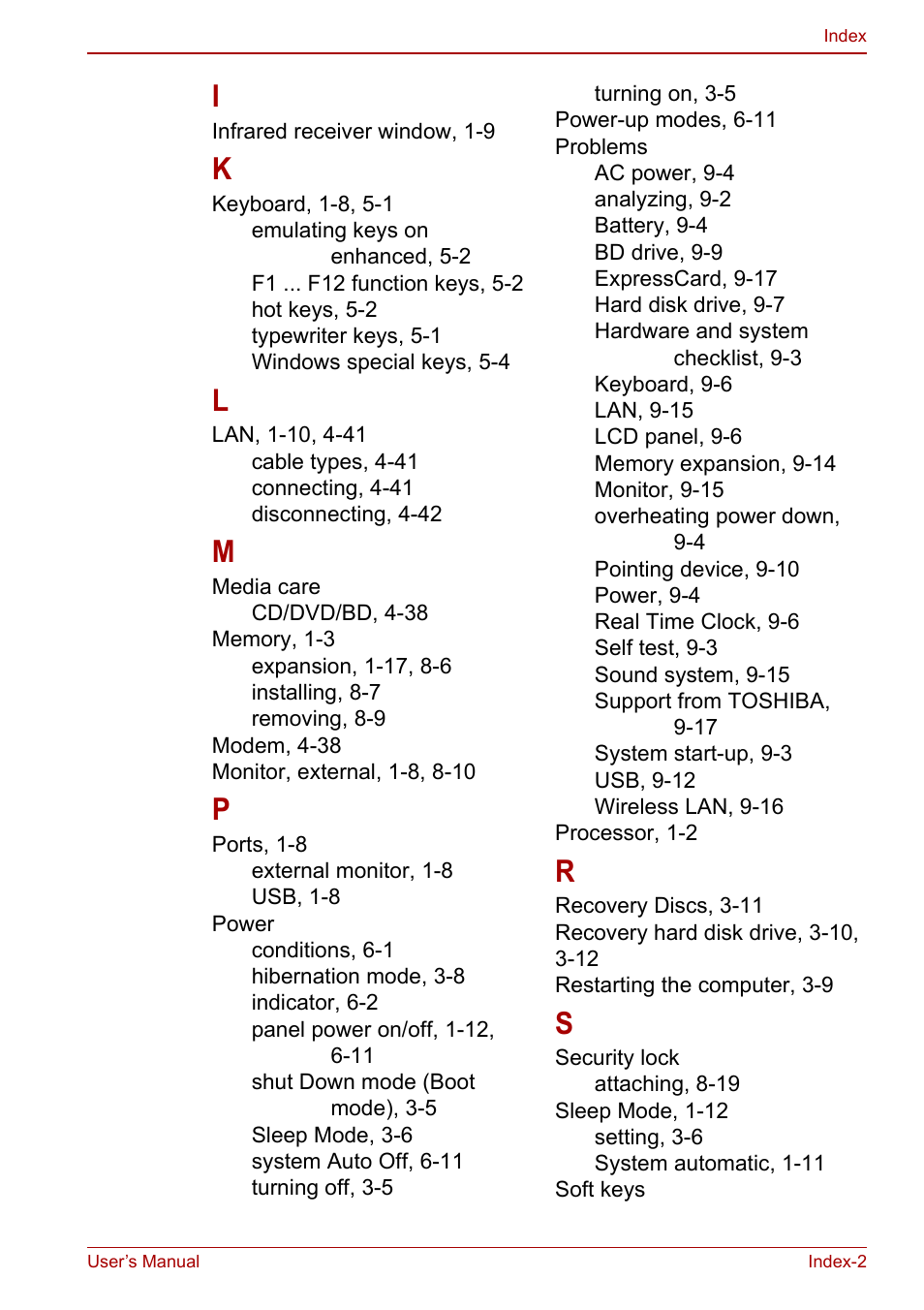Toshiba Qosmio X500 User Manual | Page 212 / 213