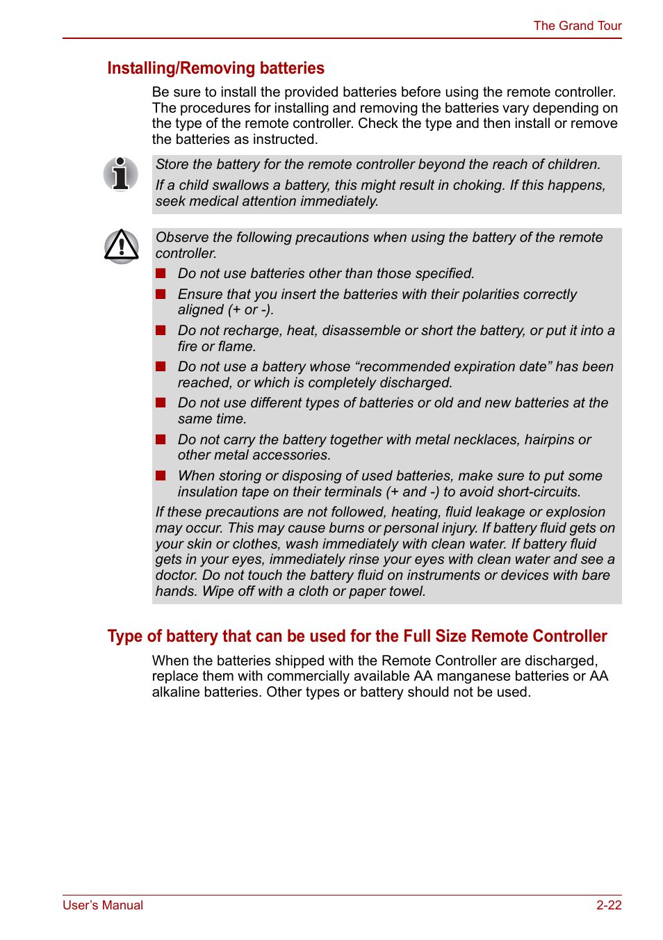 Installing/removing batteries | Toshiba Qosmio X500 User Manual | Page 63 / 213