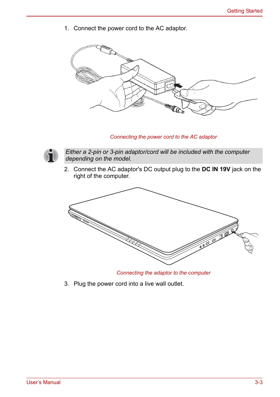 Toshiba Qosmio X500 User Manual | Page 70 / 213