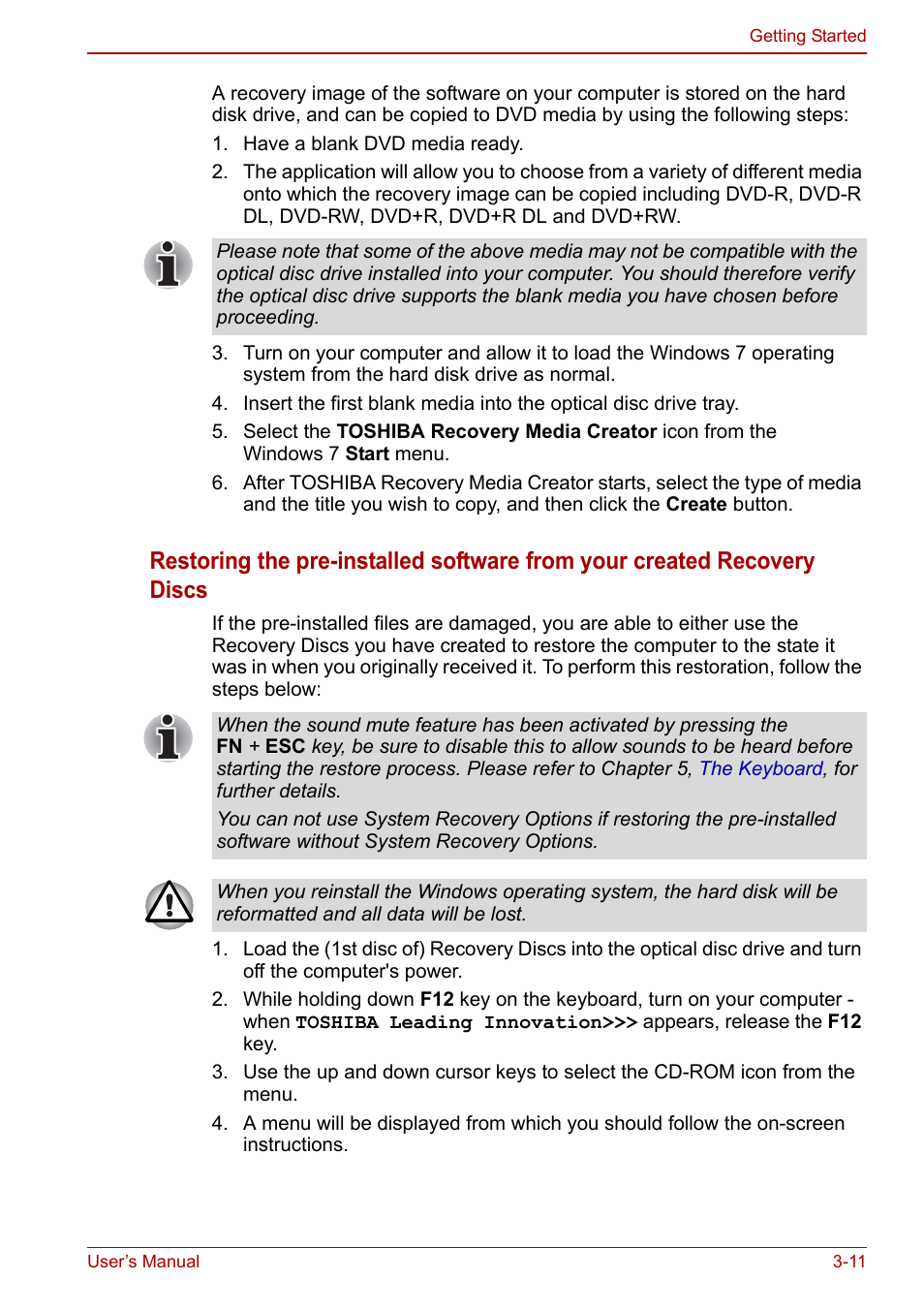 Toshiba Qosmio X500 User Manual | Page 78 / 213