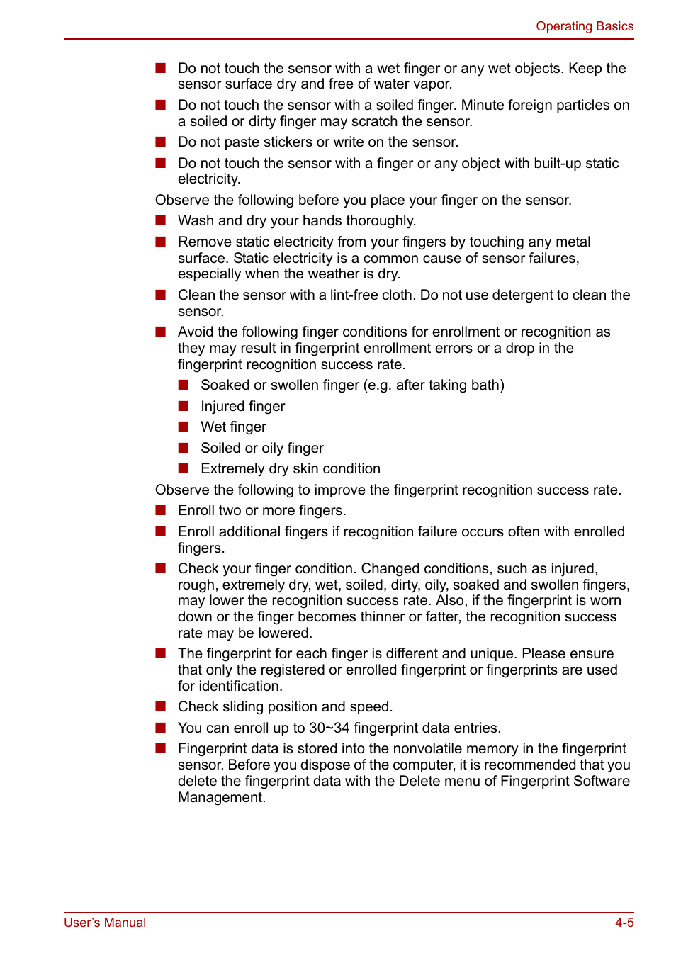 Toshiba Qosmio X500 User Manual | Page 84 / 213