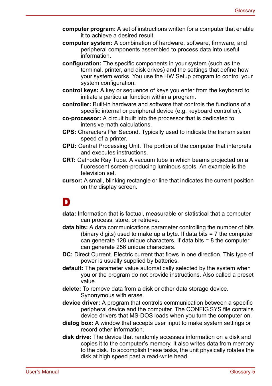 Toshiba Satellite Pro L100 (PSLA1) User Manual | Page 175 / 186