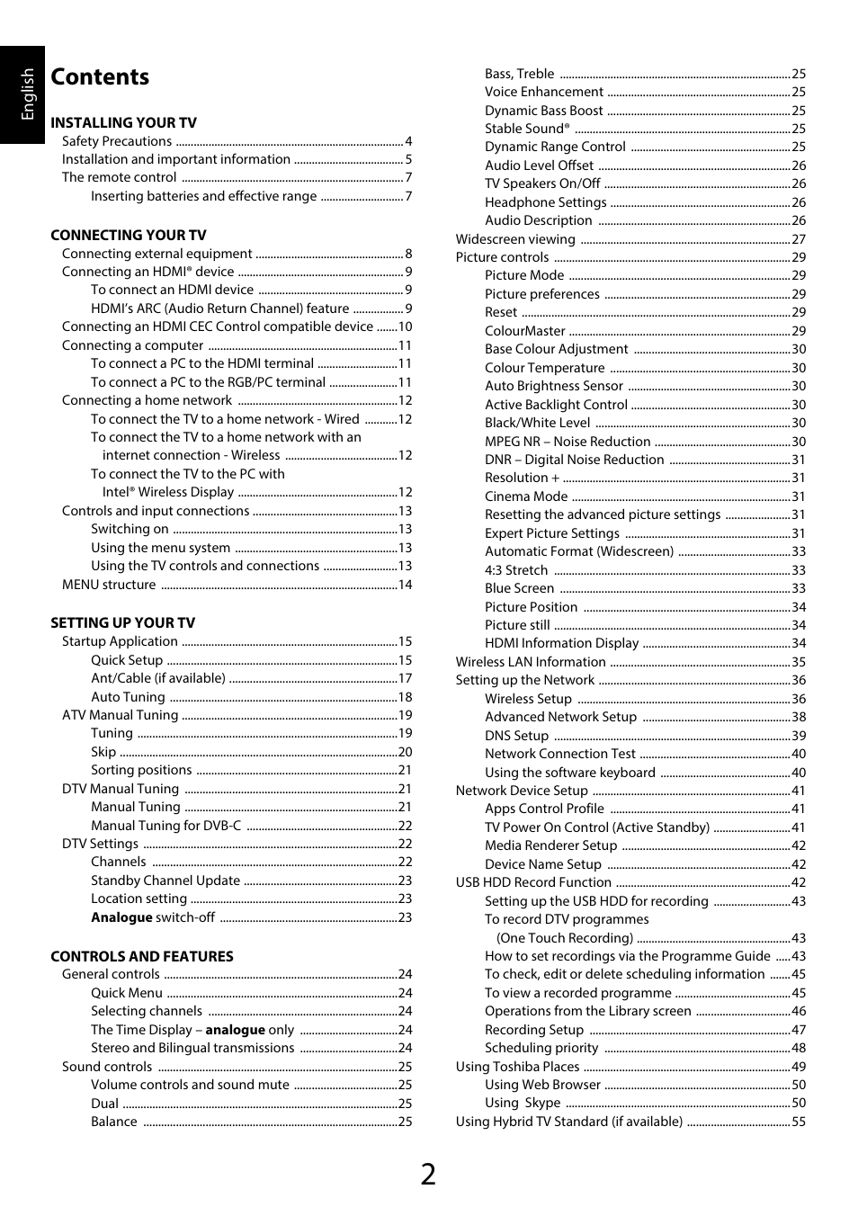 Toshiba RL958 User Manual | Page 2 / 88