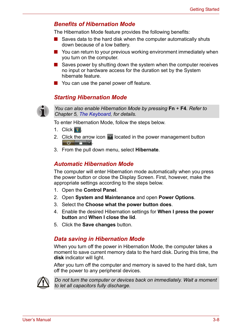 Toshiba Portege M800 User Manual | Page 57 / 177