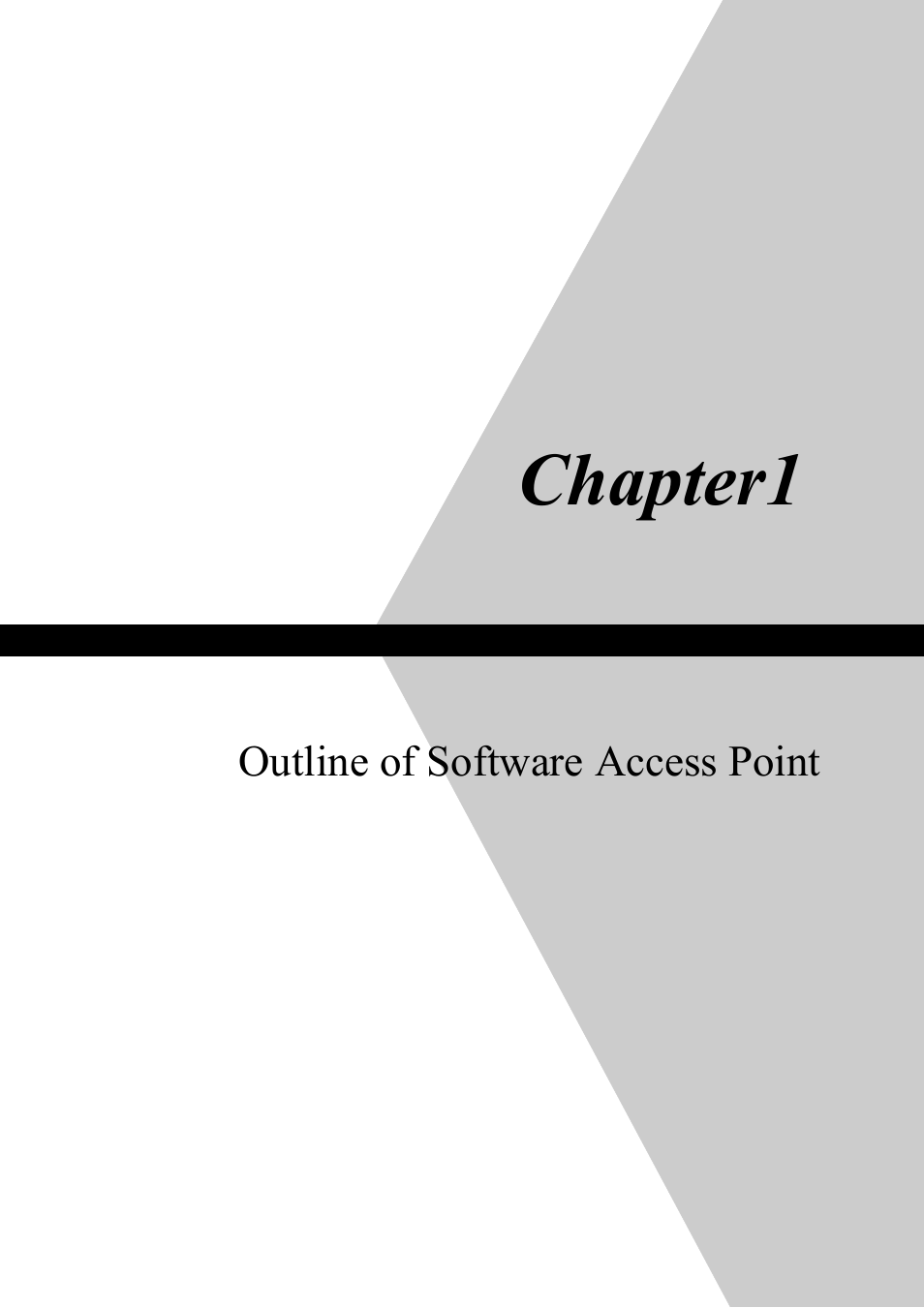 Outline of software access point, Chapter1 | Toshiba Magnia Z300 User Manual | Page 15 / 109