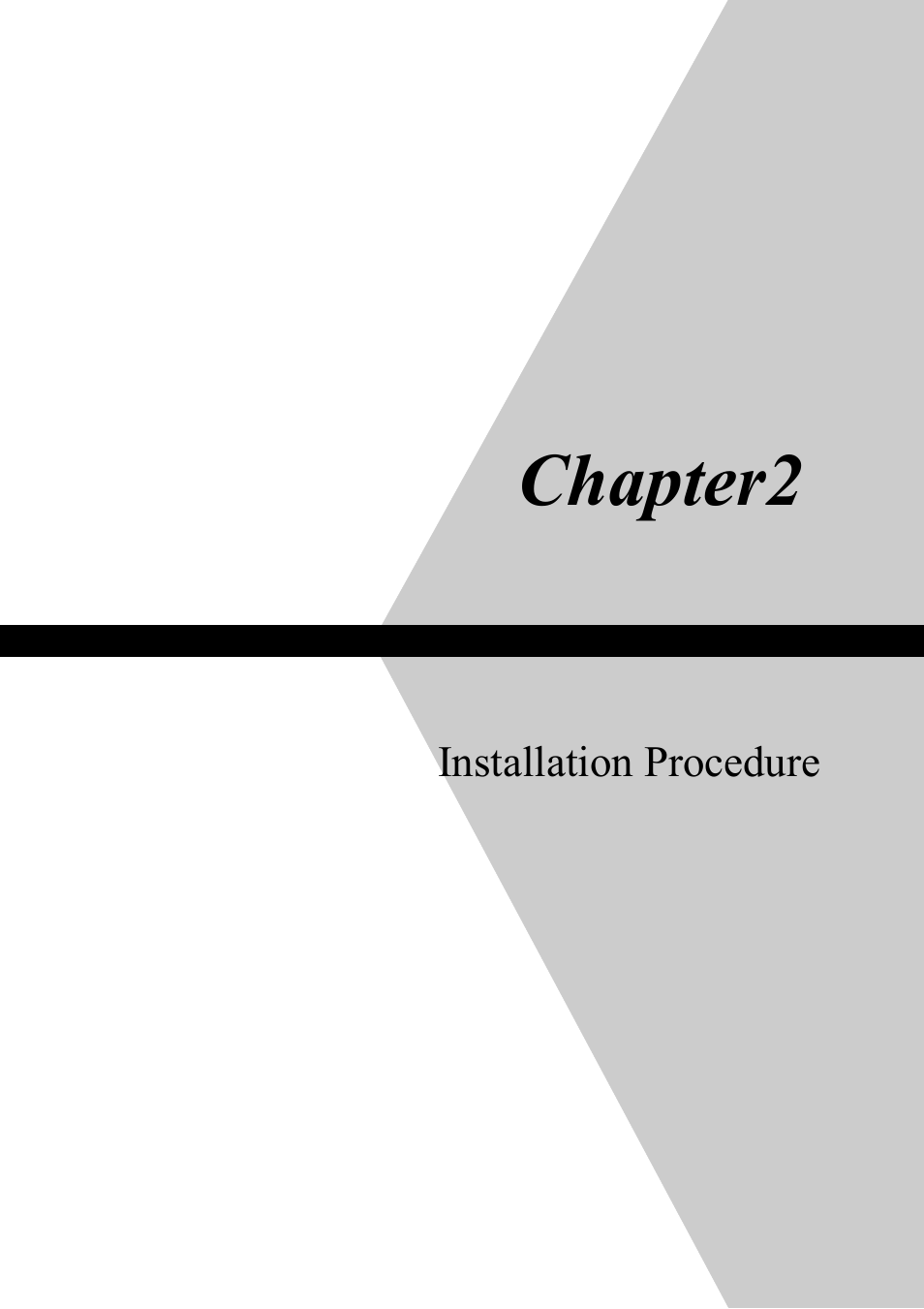 Installation procedure, Chapter2 | Toshiba Magnia Z300 User Manual | Page 21 / 109
