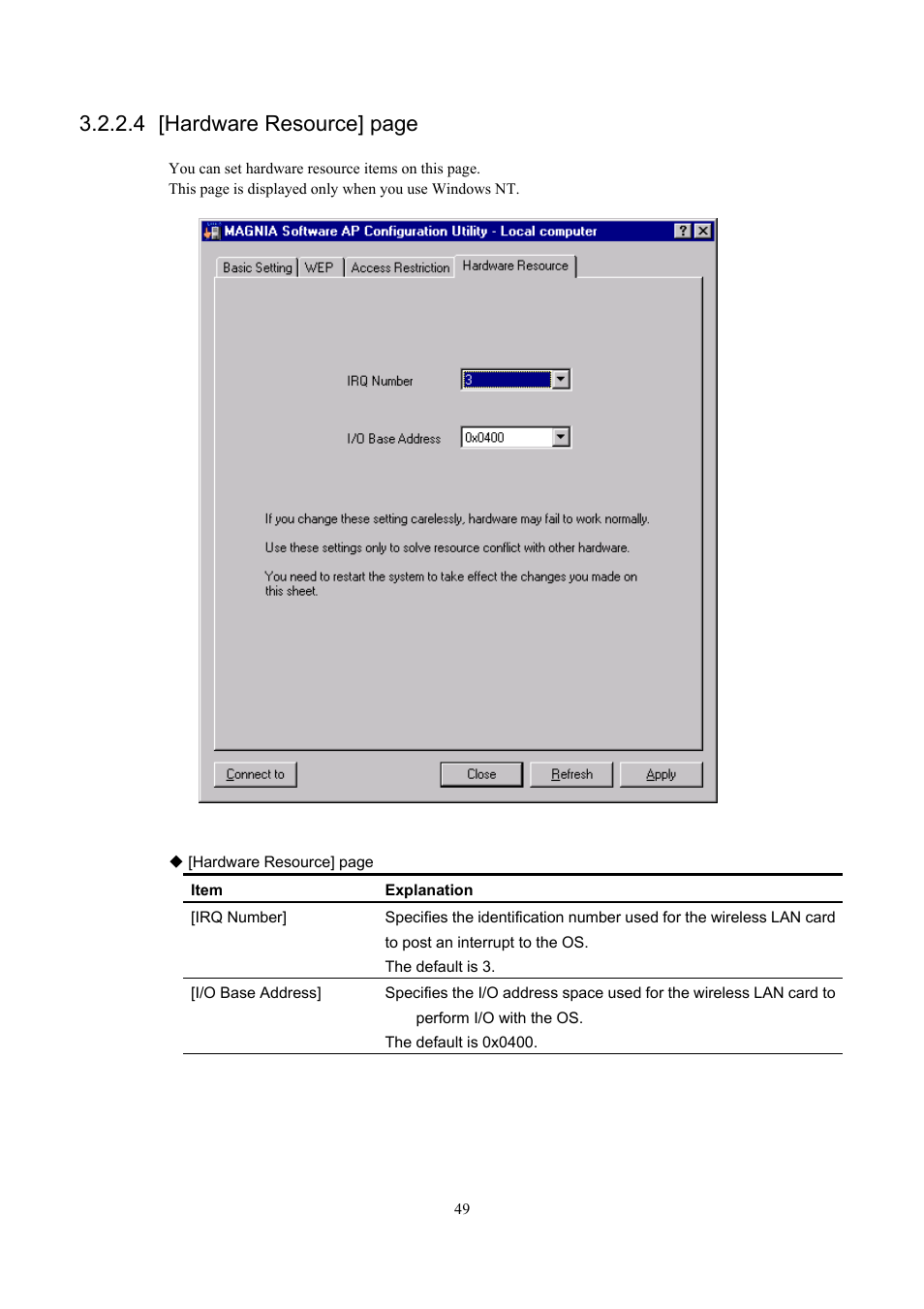 4 [hardware resource] page | Toshiba Magnia Z300 User Manual | Page 57 / 109