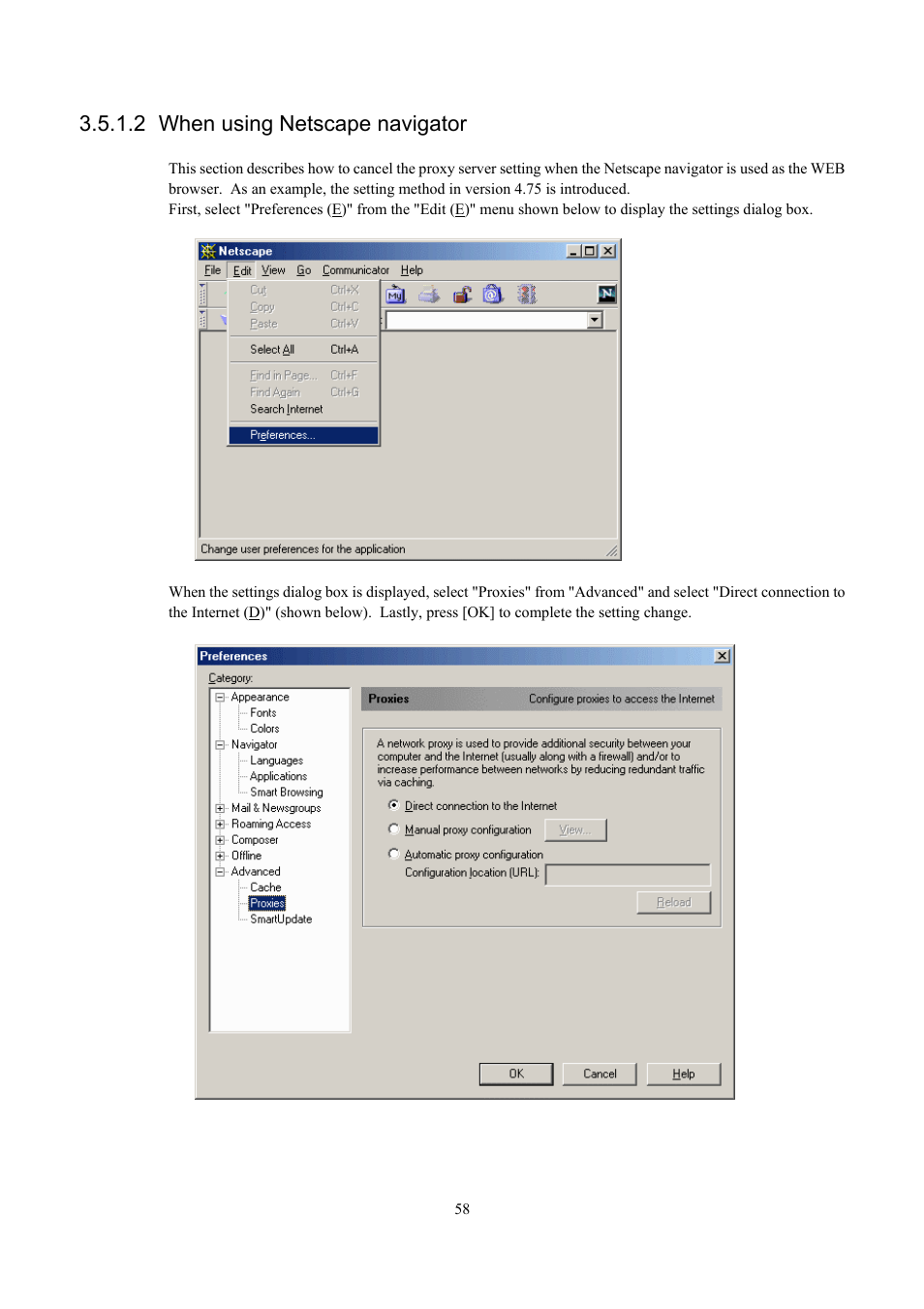 When using netscape navigator, 2 when using netscape navigator | Toshiba Magnia Z300 User Manual | Page 66 / 109