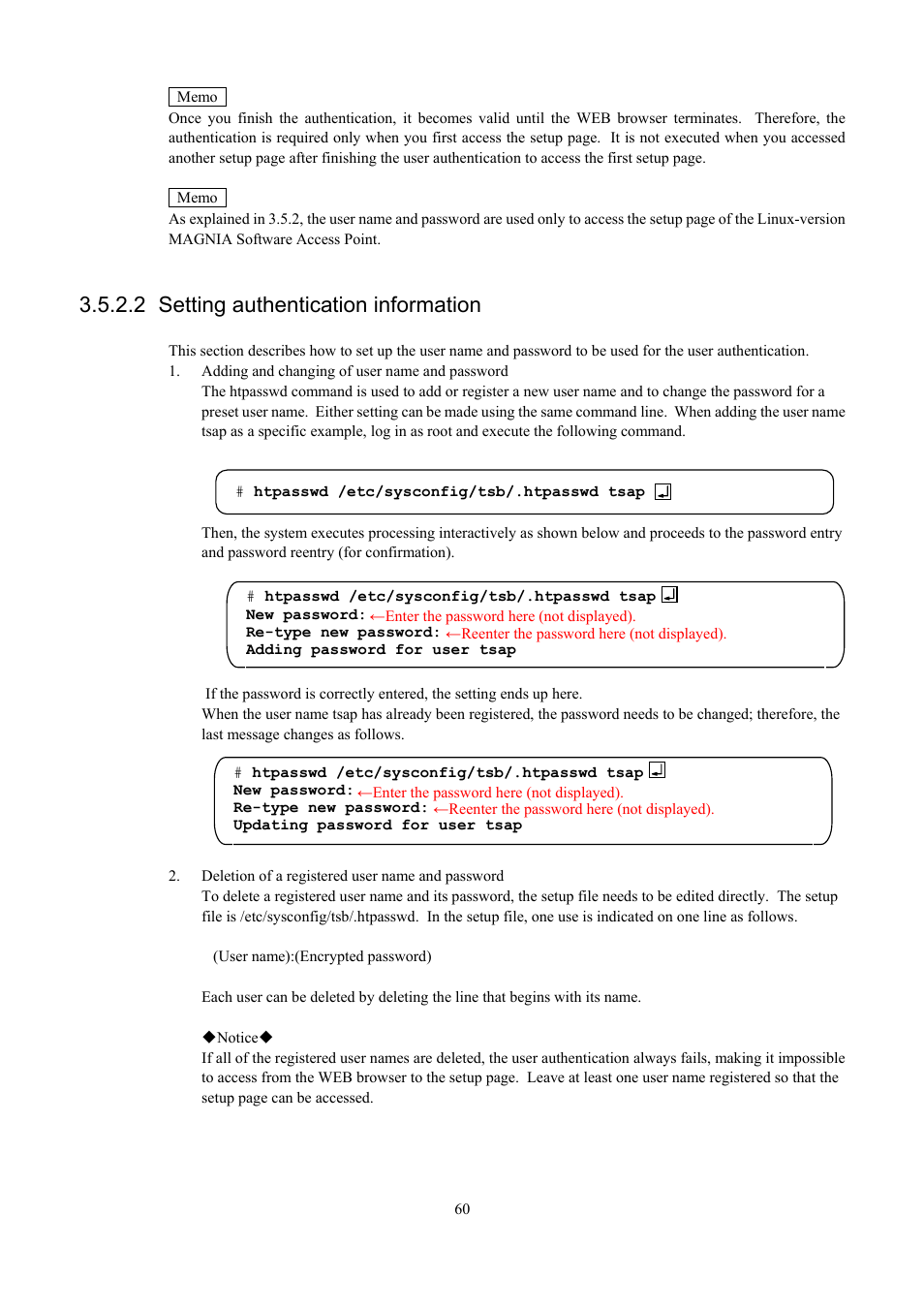 Setting authentication information, 2 setting authentication information | Toshiba Magnia Z300 User Manual | Page 68 / 109