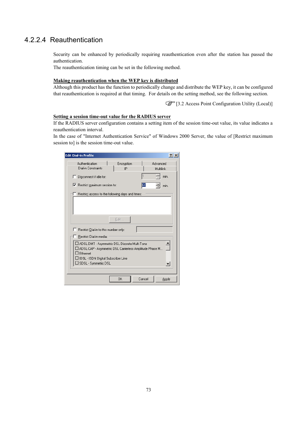 Reauthentication, 4 reauthentication | Toshiba Magnia Z300 User Manual | Page 81 / 109