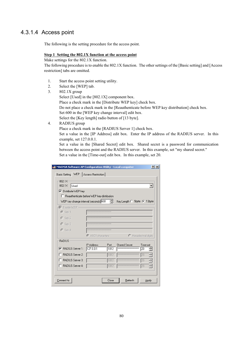 Access point, 4 access point | Toshiba Magnia Z300 User Manual | Page 88 / 109