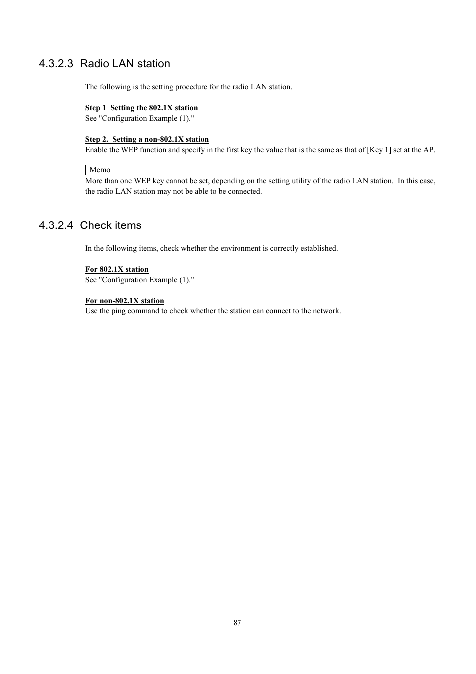 Radio lan station, Check items, 3 radio lan station | 4 check items | Toshiba Magnia Z300 User Manual | Page 95 / 109