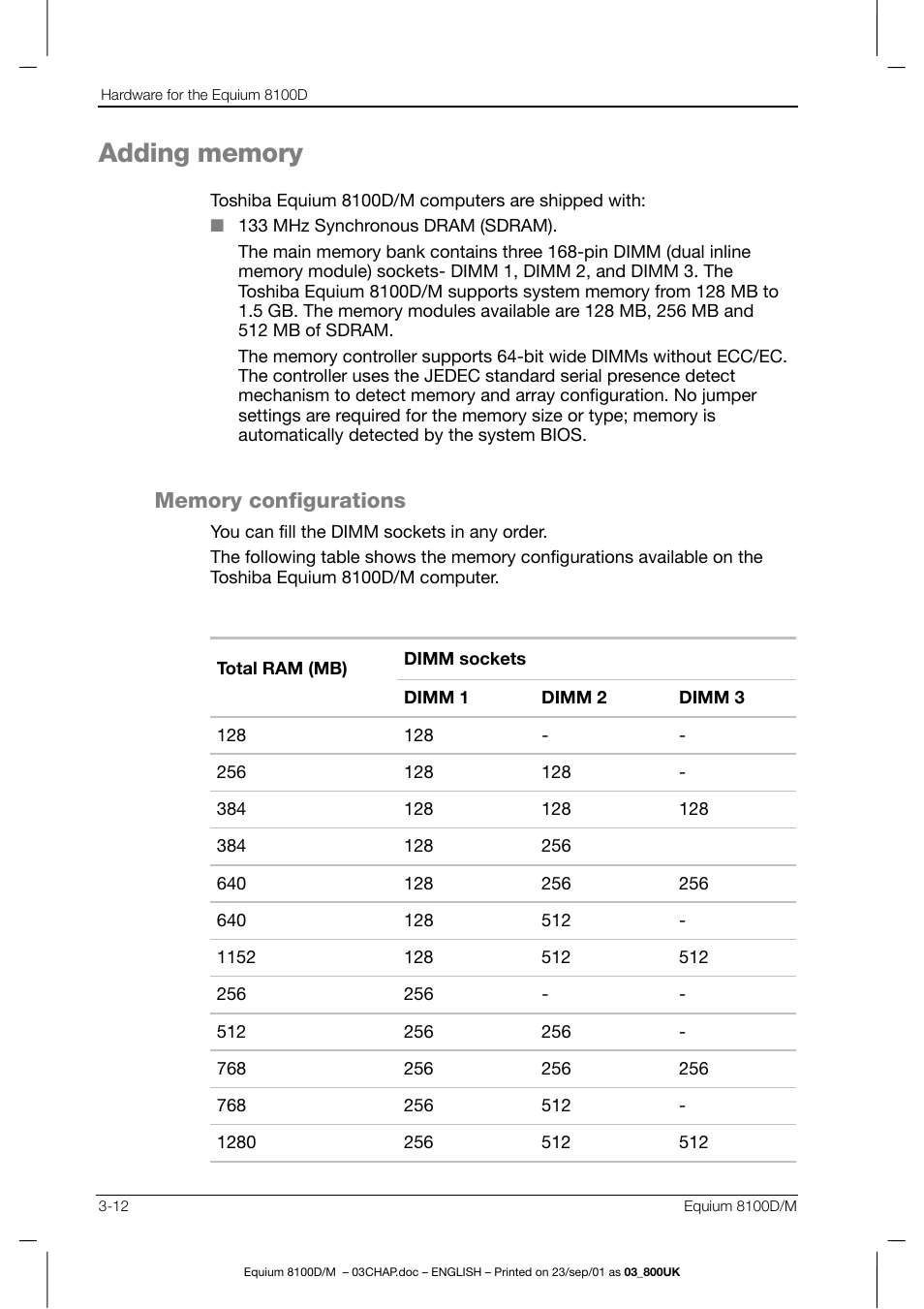 Toshiba Equium 8100 User Manual | Page 57 / 95