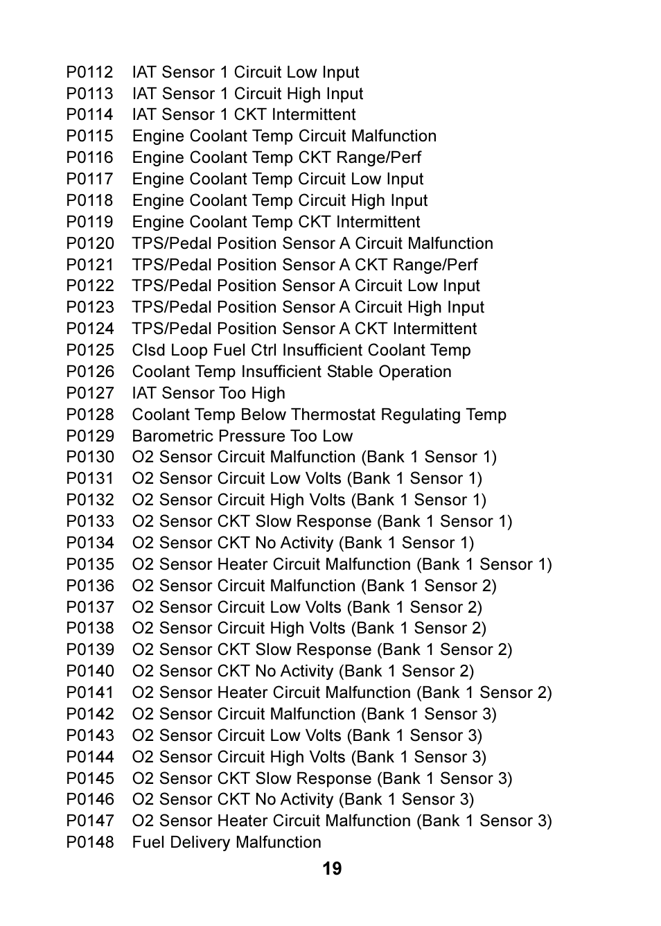 Actron OBD II POCKETSCAN CP9125 User Manual | Page 19 / 44