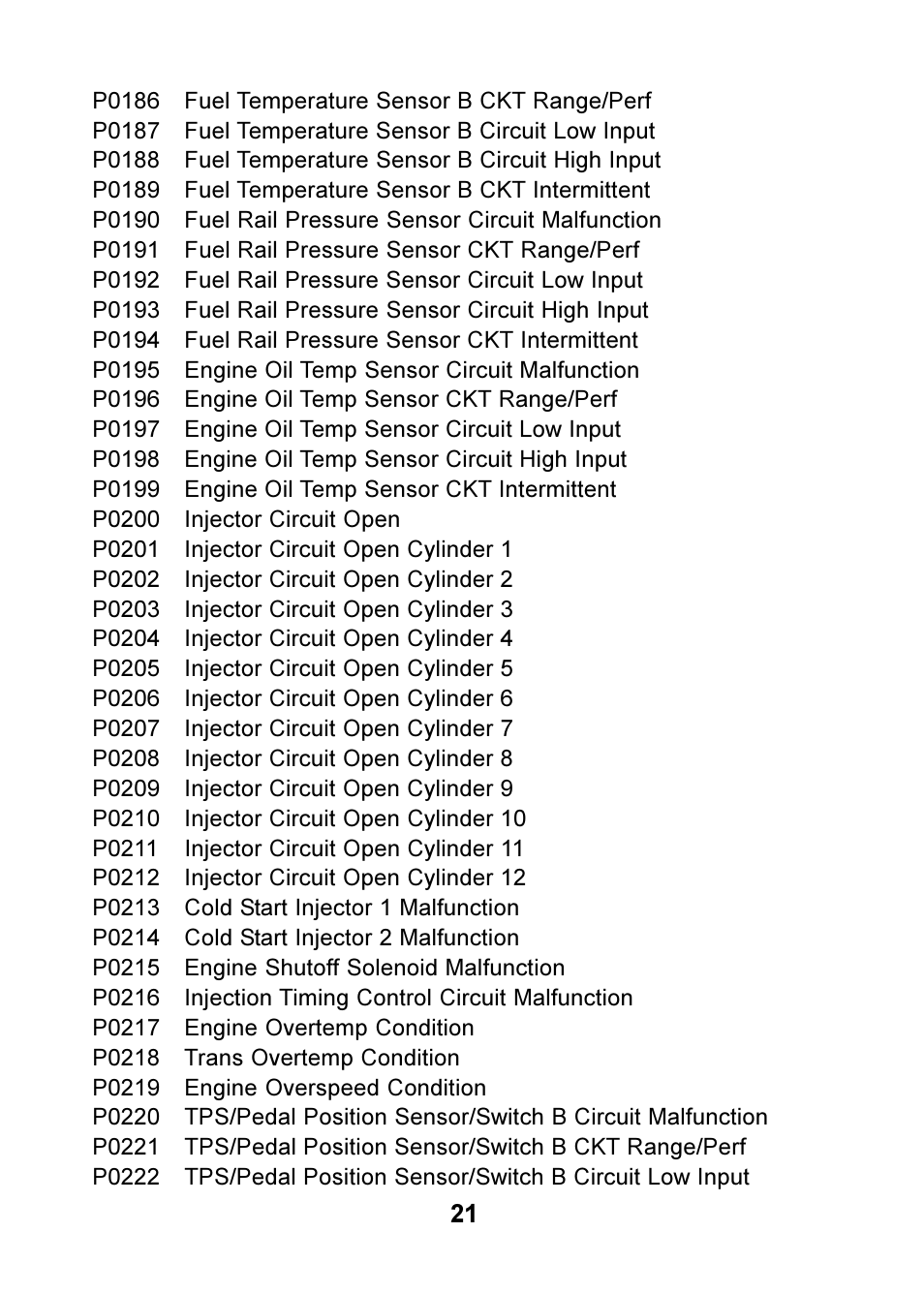 Actron OBD II POCKETSCAN CP9125 User Manual | Page 21 / 44
