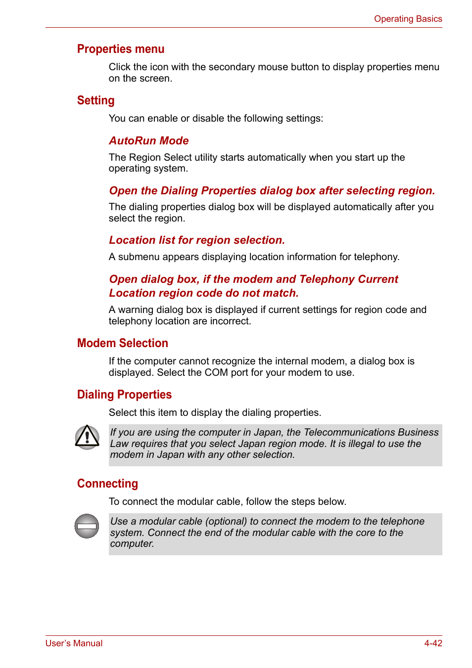 Toshiba PORTEGE M400 User Manual | Page 110 / 255