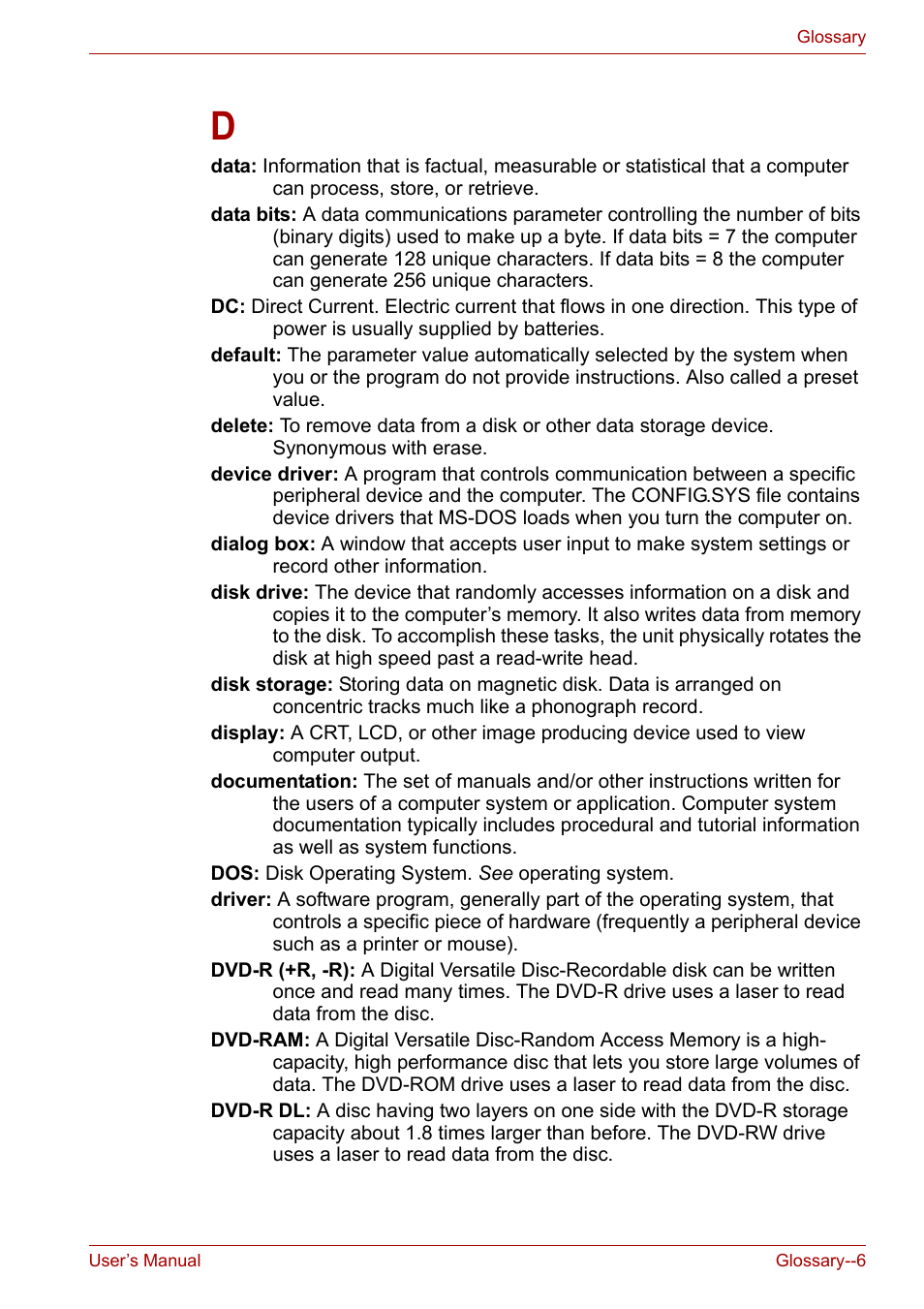 Toshiba PORTEGE M400 User Manual | Page 243 / 255