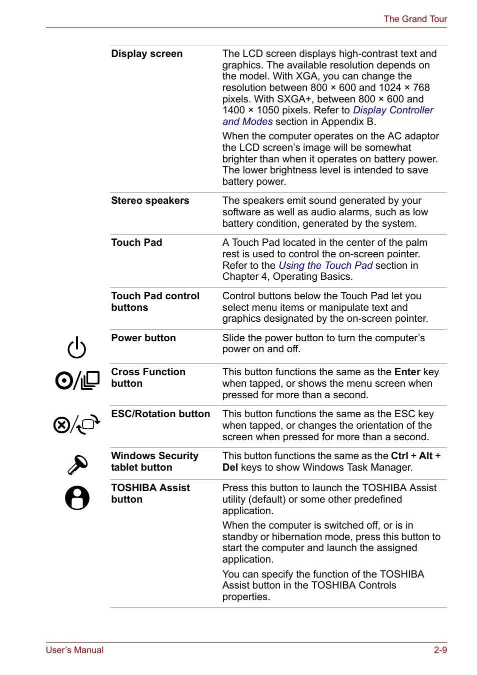 Toshiba PORTEGE M400 User Manual | Page 44 / 255