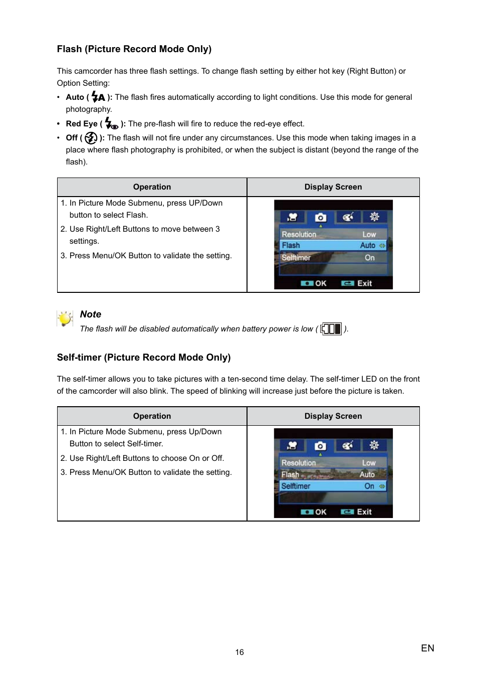 Toshiba Camileo H20 User Manual | Page 18 / 47