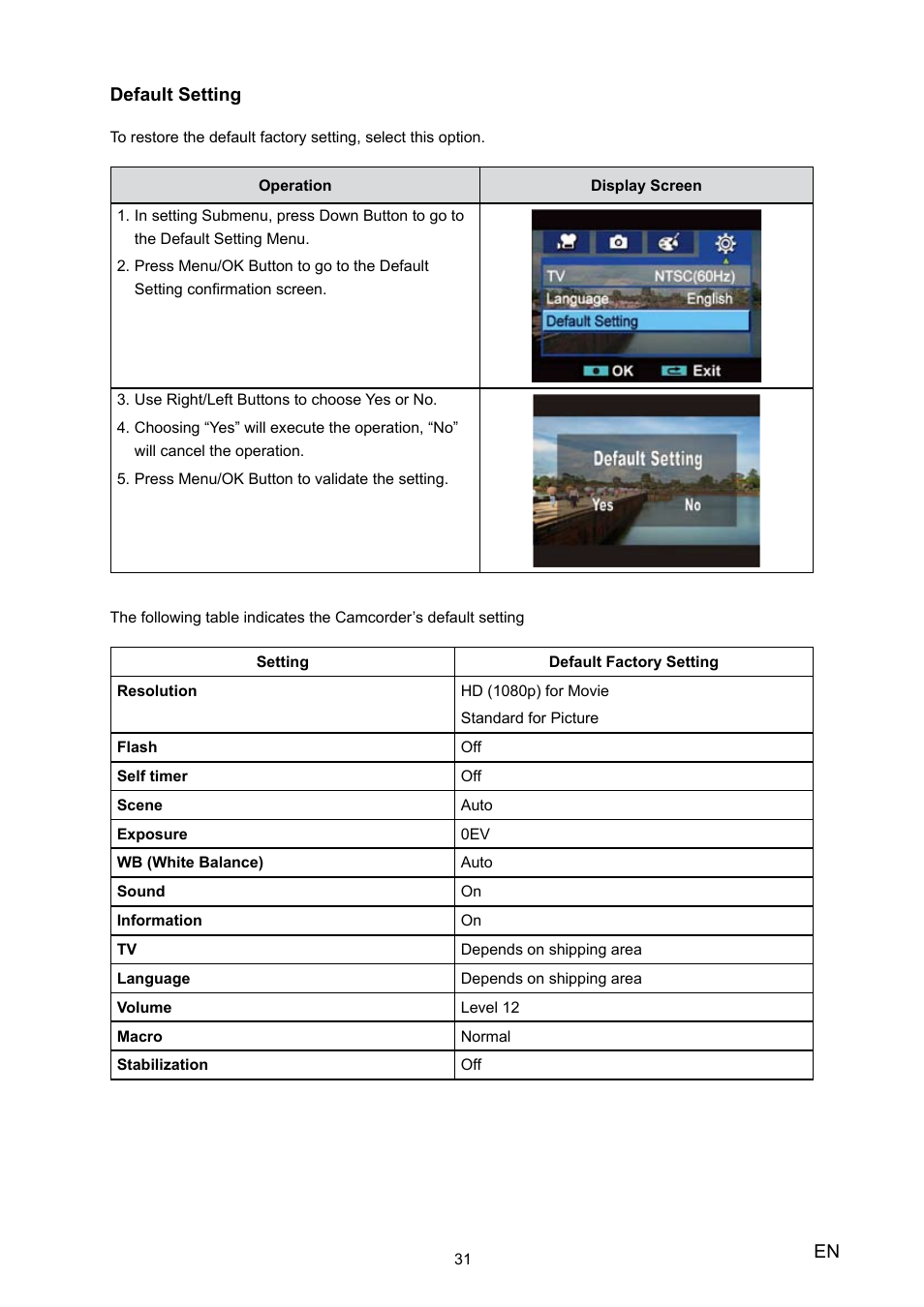 Toshiba Camileo H20 User Manual | Page 33 / 47