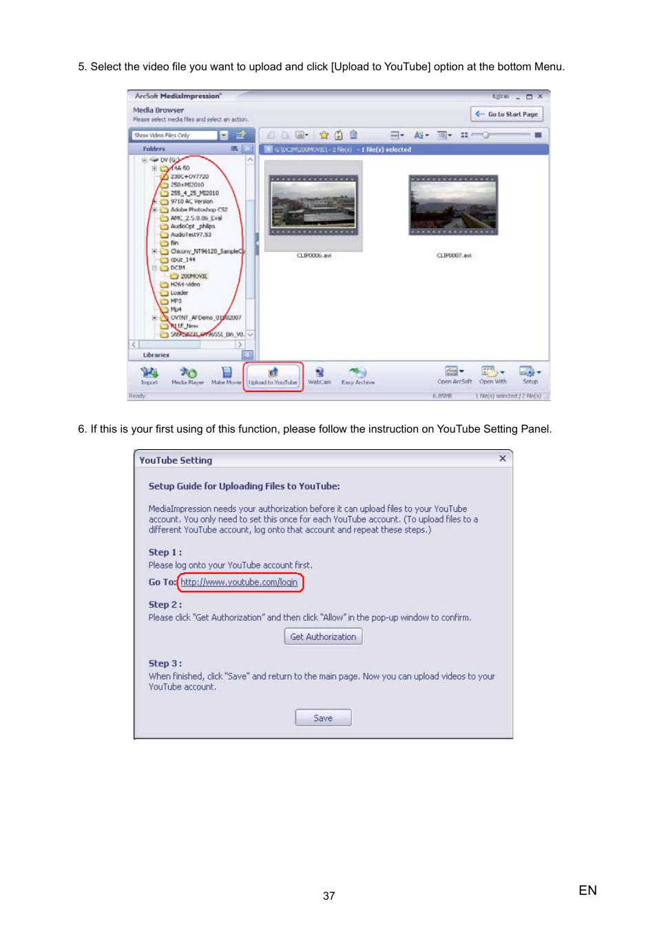 Toshiba Camileo H20 User Manual | Page 39 / 47