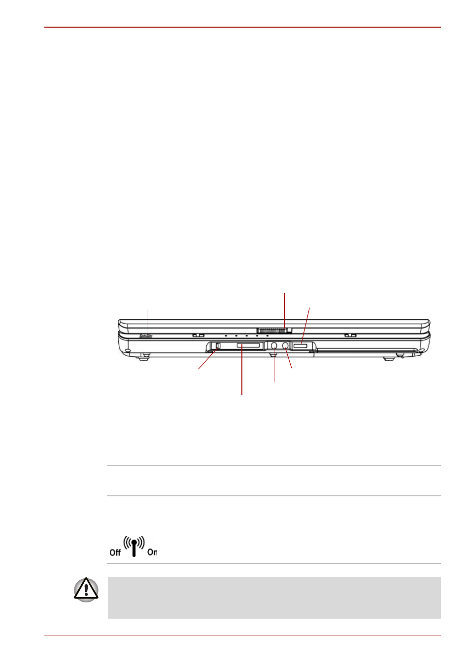 Chapter 2 - the grand tour, Front with the display closed, Chapter 2 | The grand tour, Front with the display closed -1 | Toshiba Satellite Pro L300 User Manual | Page 33 / 174