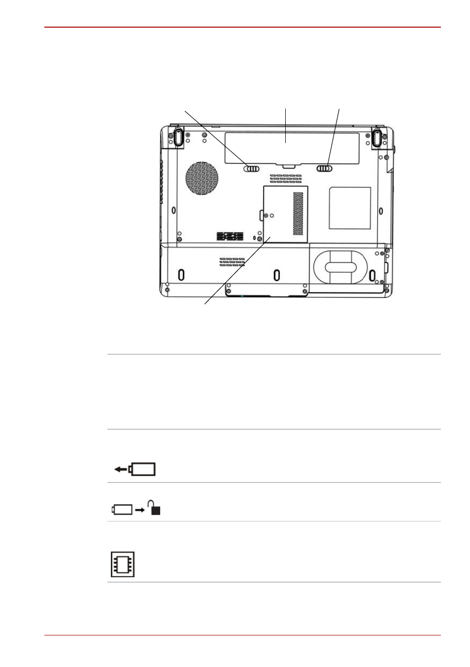 Underside, Underside -6 | Toshiba Satellite Pro L300 User Manual | Page 38 / 174