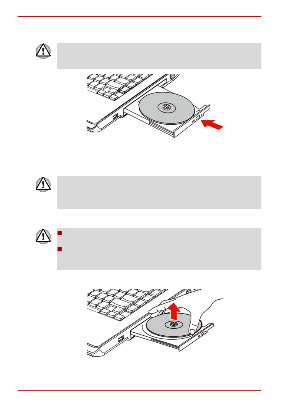 Removing discs | Toshiba Satellite Pro L300 User Manual | Page 62 / 174