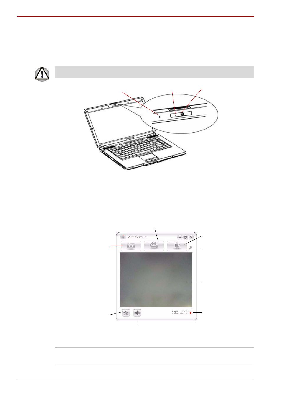 Using the web camera, Using the web camera -14, Using the software | Toshiba Satellite Pro L300 User Manual | Page 72 / 174