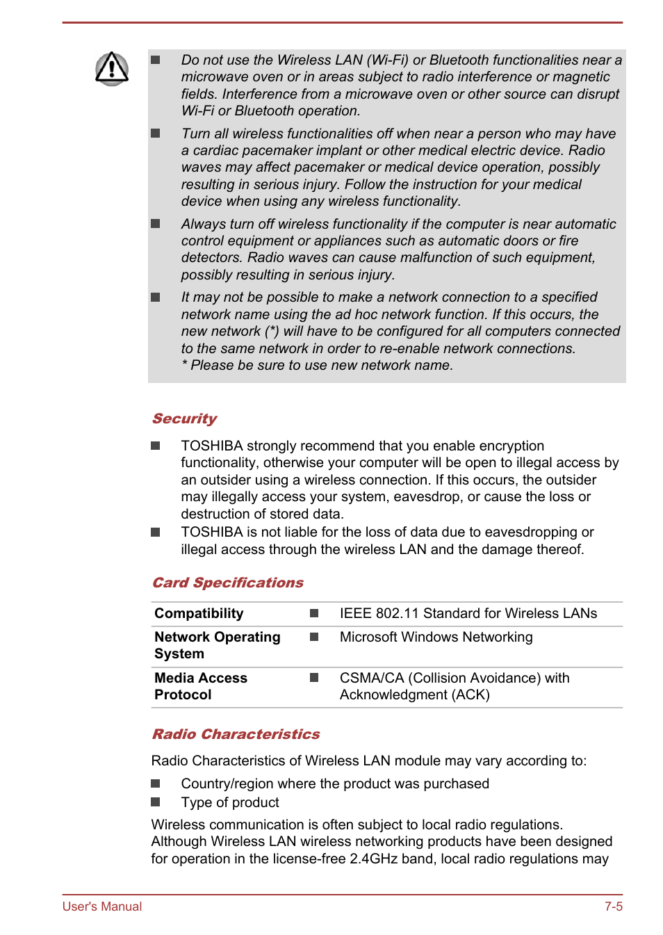 Toshiba WT7-C User Manual | Page 60 / 75
