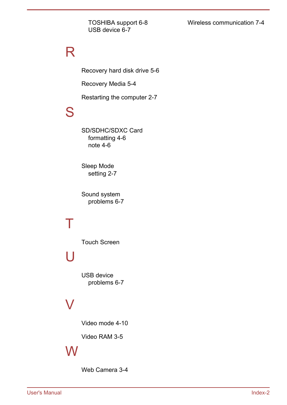 Toshiba WT7-C User Manual | Page 75 / 75