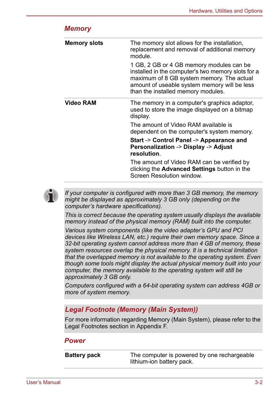 Toshiba Satellite Pro S750 User Manual | Page 59 / 204
