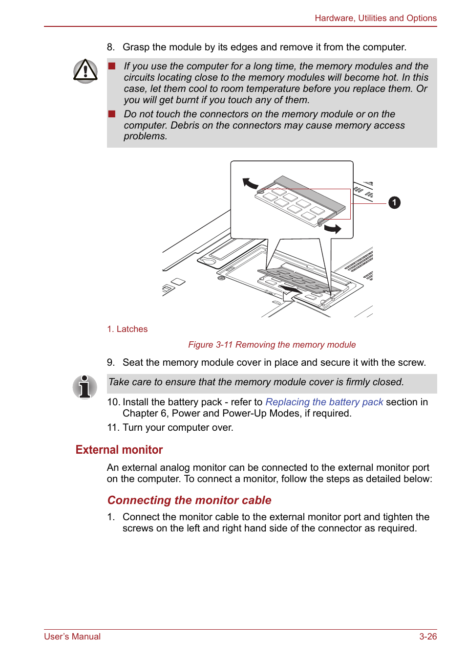 External monitor | Toshiba Satellite Pro S750 User Manual | Page 83 / 204