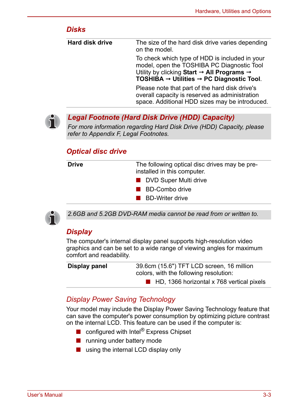 Toshiba Satellite L755 User Manual | Page 47 / 179