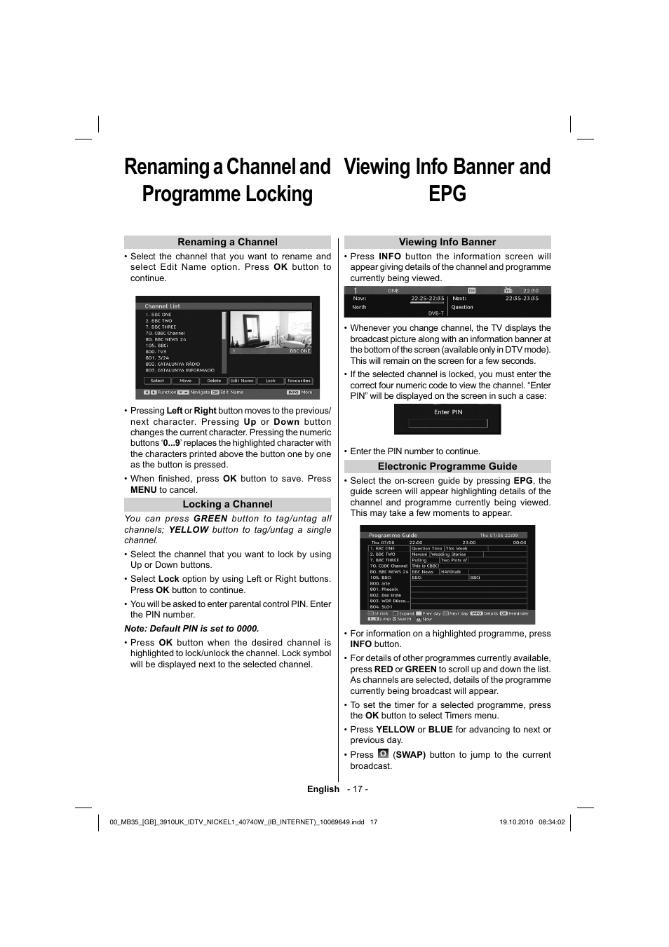 Toshiba KV700 User Manual | Page 18 / 41