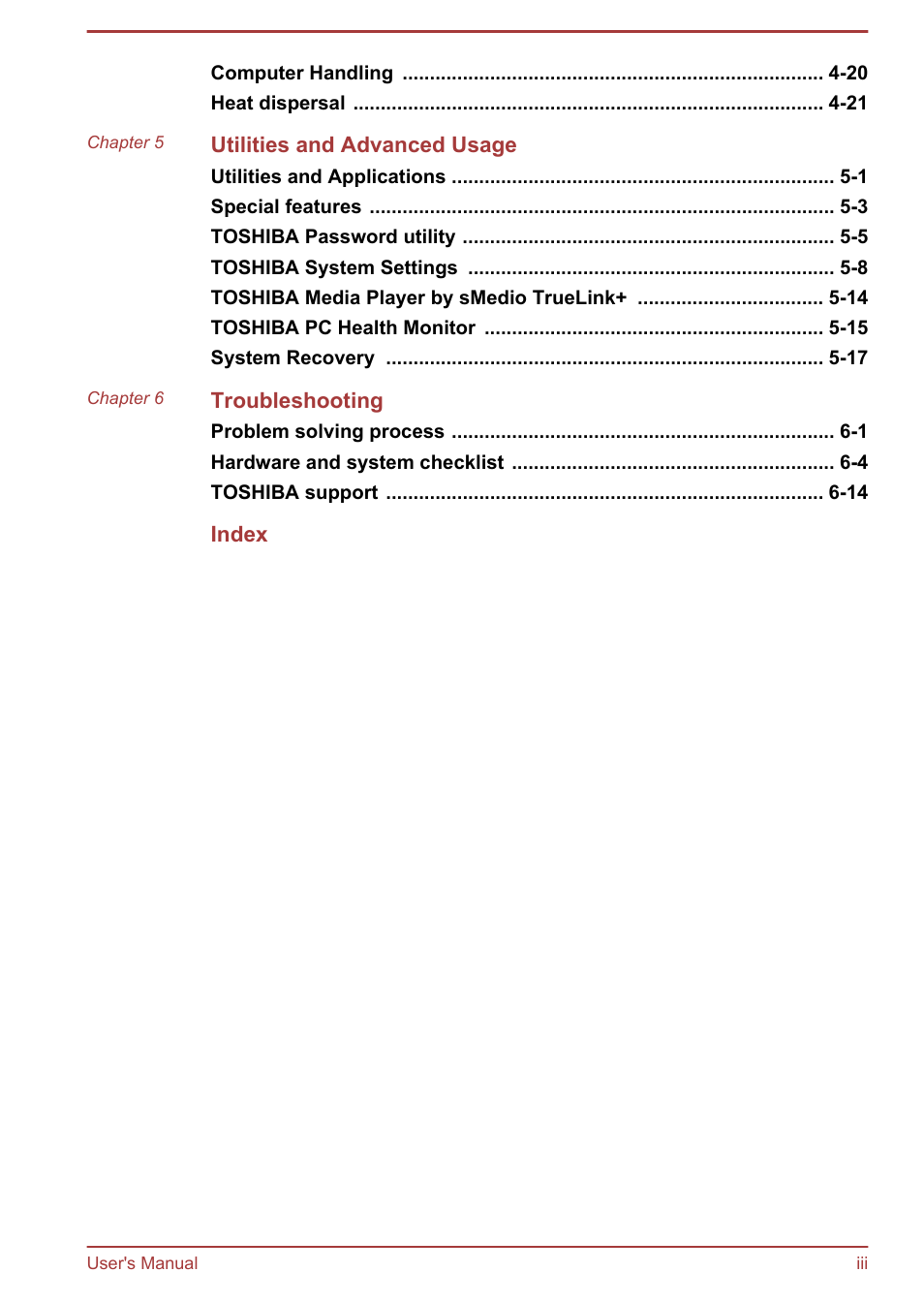 Toshiba Satellite U920T User Manual | Page 3 / 115