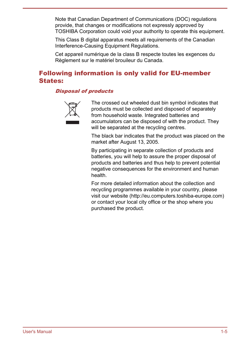 Toshiba Satellite U920T User Manual | Page 9 / 115