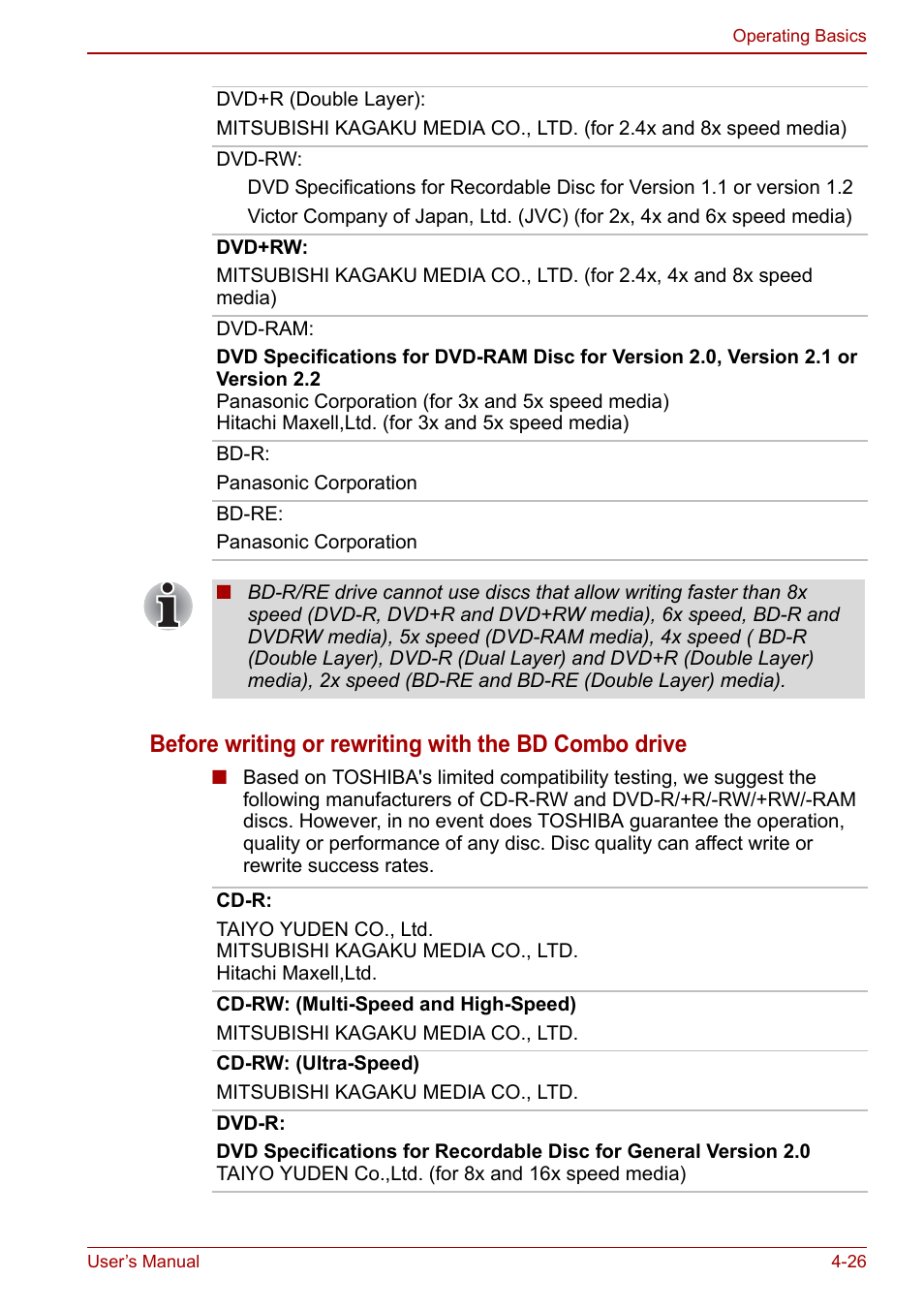 Toshiba SATELLITE P500 User Manual | Page 103 / 202