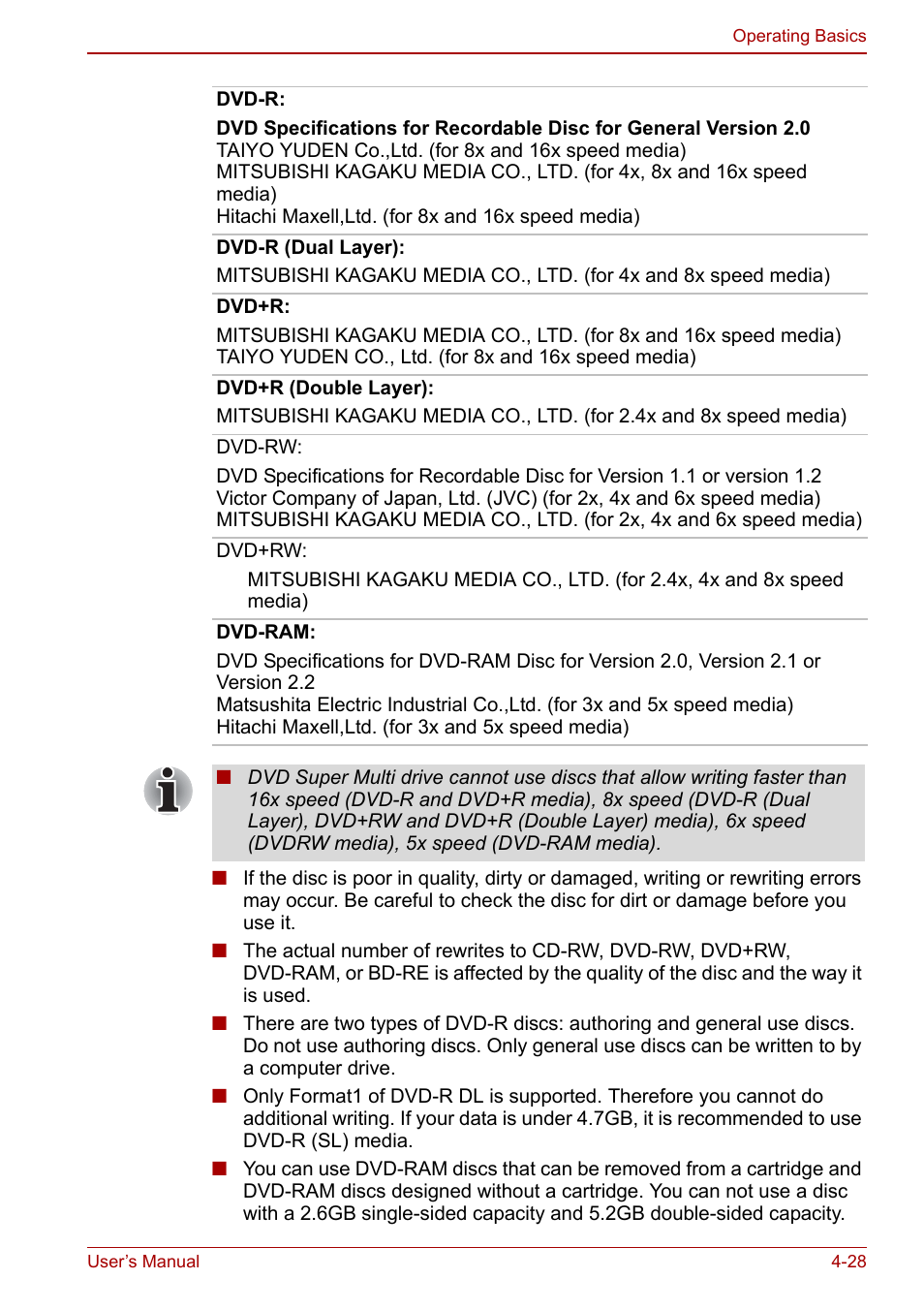 Toshiba SATELLITE P500 User Manual | Page 105 / 202