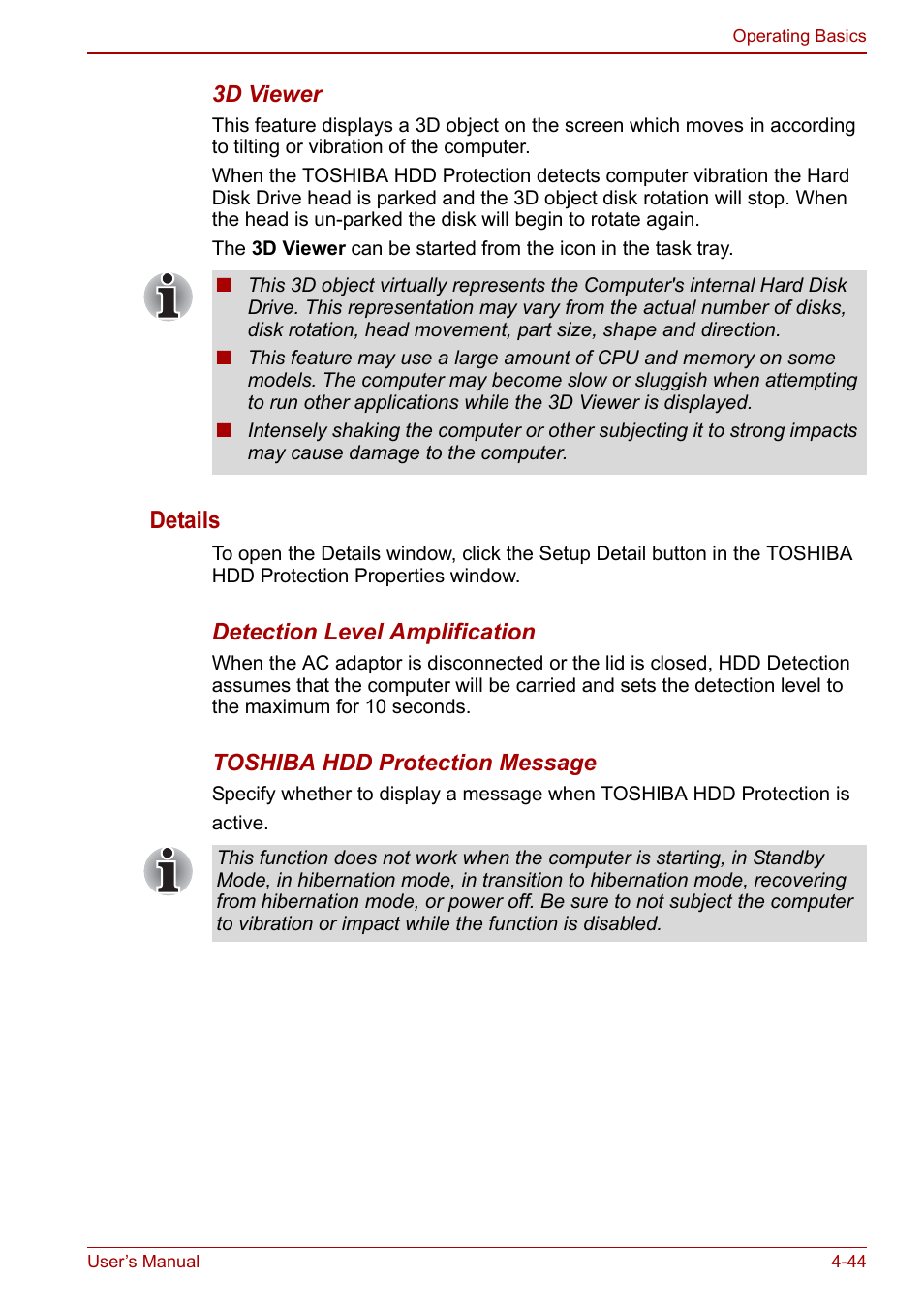 Details | Toshiba SATELLITE P500 User Manual | Page 121 / 202