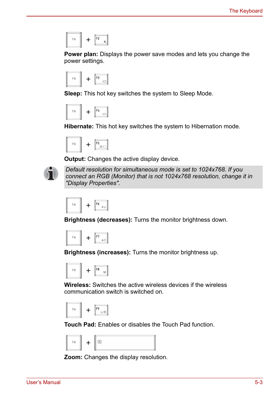 Toshiba SATELLITE P500 User Manual | Page 124 / 202