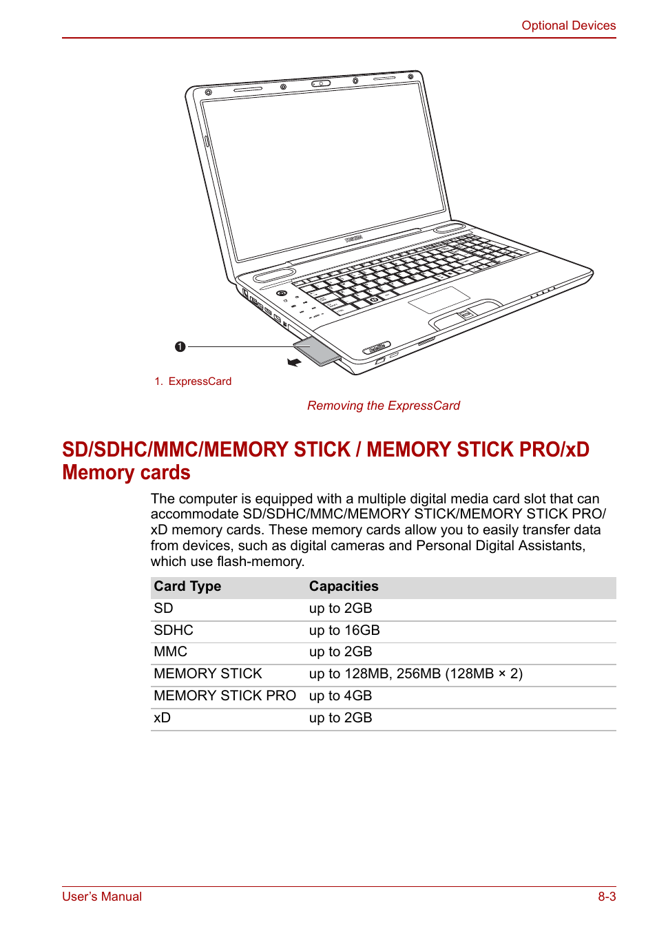 Toshiba SATELLITE P500 User Manual | Page 142 / 202