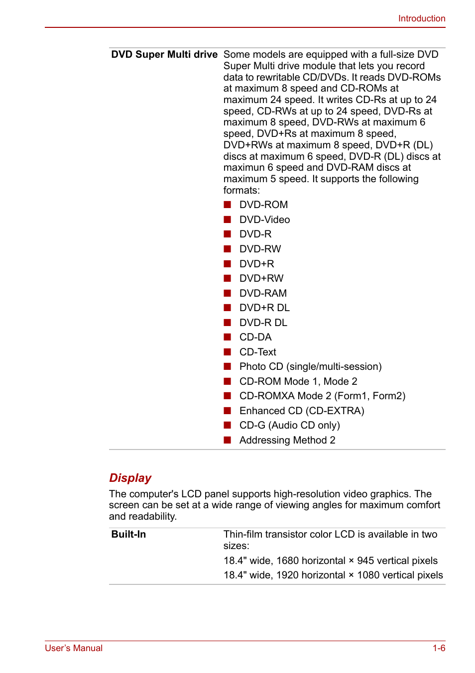 Toshiba SATELLITE P500 User Manual | Page 29 / 202