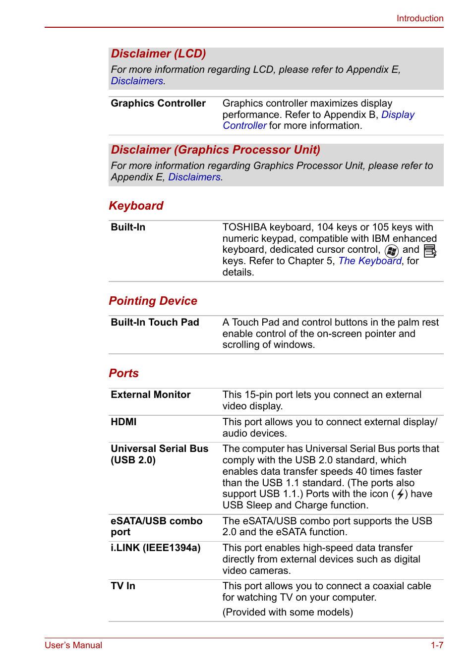 Toshiba SATELLITE P500 User Manual | Page 30 / 202