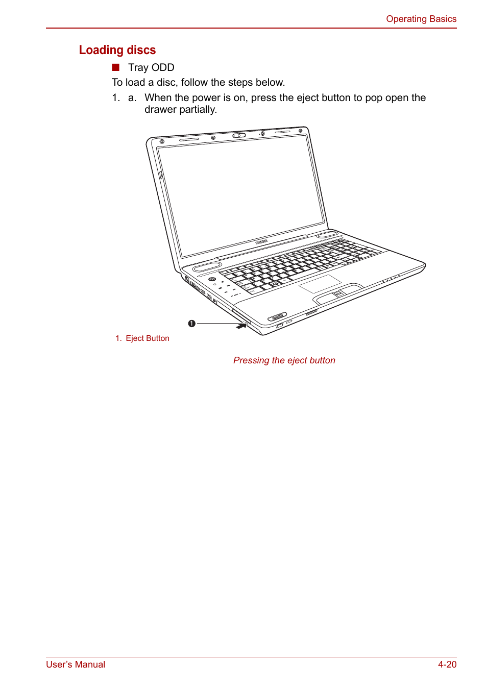 Loading discs | Toshiba SATELLITE P500 User Manual | Page 97 / 202